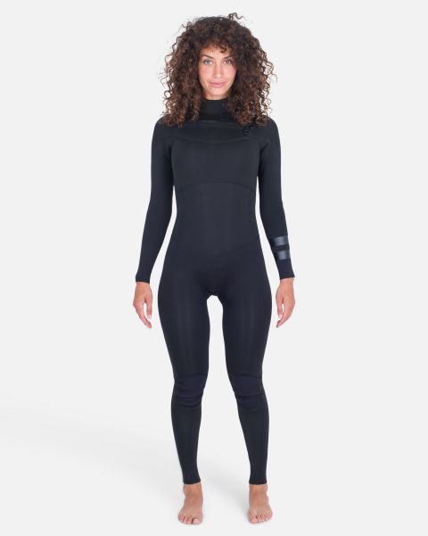 Womens 4/3 Fullsuit Women Wetsuits Hurley Black Trending