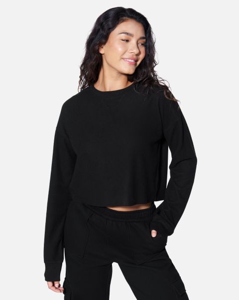 Black Women Tops & T-Shirts Essential All Time Favorite Long Sleeve Top Hurley Vivid