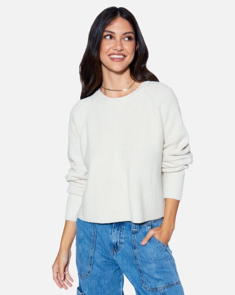 Cream Women Tops & T-Shirts Popular Essential Hayley Sweater Hurley