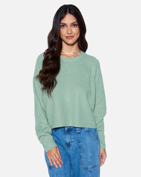 Iceberg Green Essential Hayley Sweater Women Premium Tops & T-Shirts Hurley