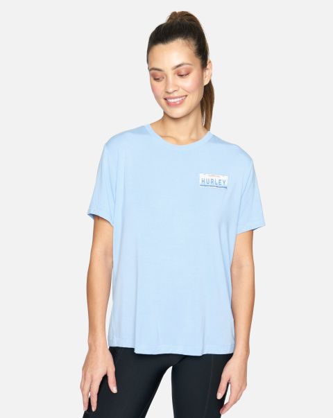 Women Practical Tops & T-Shirts Hurley Bayou Golden State Girlfriend Tee