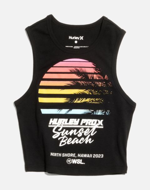 Tops & T-Shirts Black Wsl Hurley Pro Womens Tank Purchase Women