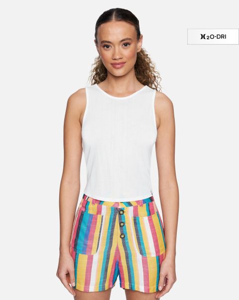Cozy Hurley Wear It Both Ways Tank Marshmallow Tops & T-Shirts Women