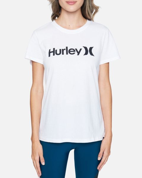 Made-To-Order One And Only Perfect Crew Tee Women White Tops & T-Shirts Hurley