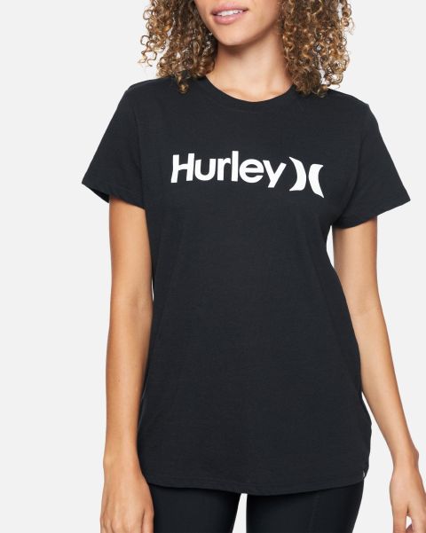 Hurley Ingenious Women One And Only Perfect Crew Tee Tops & T-Shirts Black