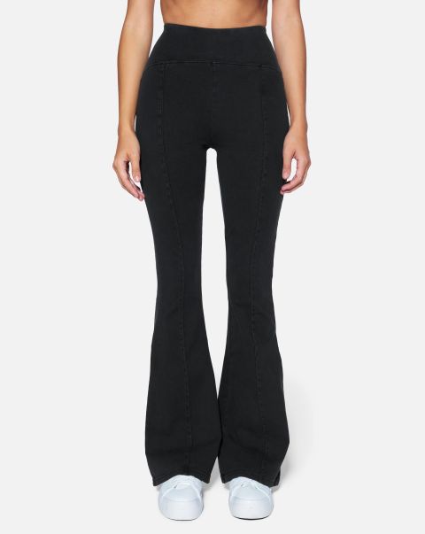 Shorts & Bottoms Women Essential High Waisted Flare Pant Exceed Hurley Black