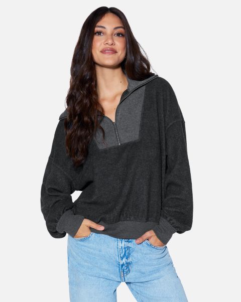 Charcoal Esssential All Time Favorite Pullover Women Cutting-Edge Hurley Hoodies & Fleece