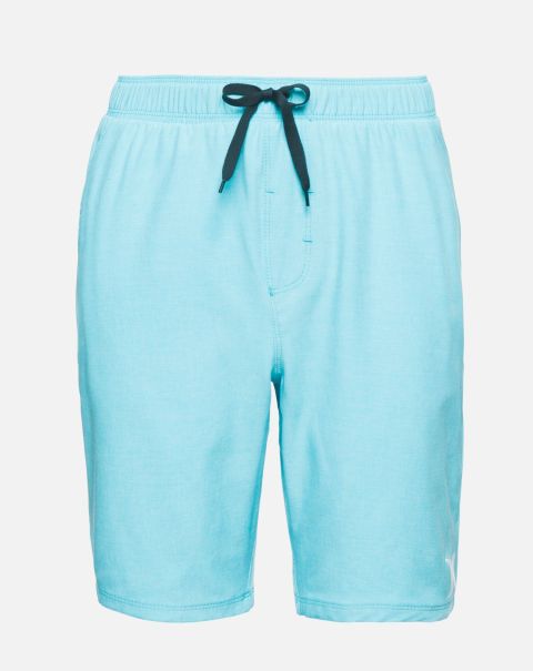 Discover Blue Gaze Shorts & Bottoms Boys' Stretch Heathered Hybrid Pull-On Walkshorts Hurley Kids