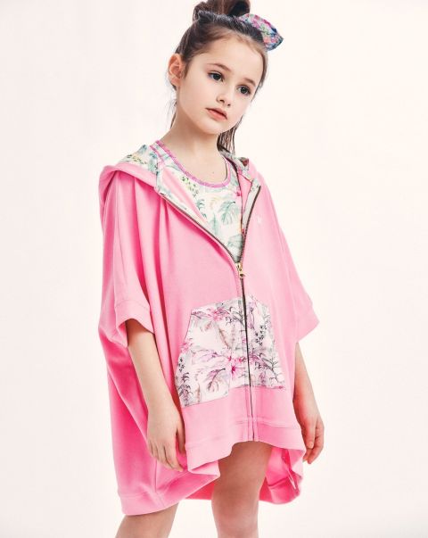 Kids Lsf X Hurley - Girls' Hurley Patchwork Hooded Coverup Watermelon Sugar Tshirts Offer
